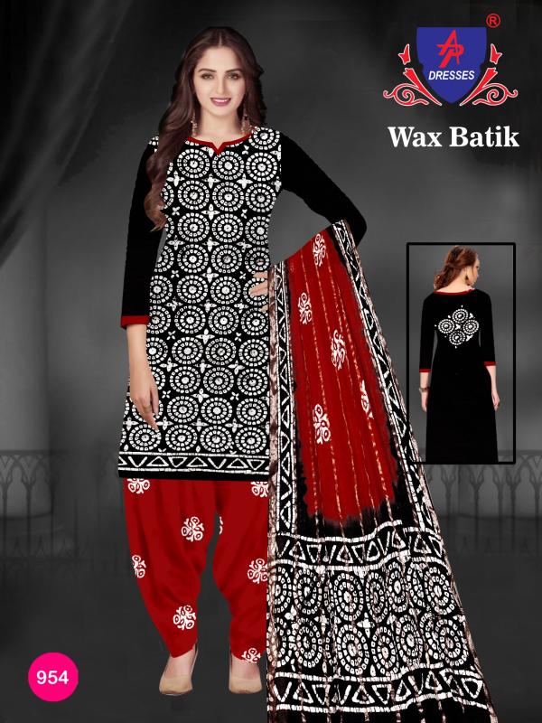 Ap Dresses Wax Batik Vol-9 Cotton Designer Excluisve Dress Material